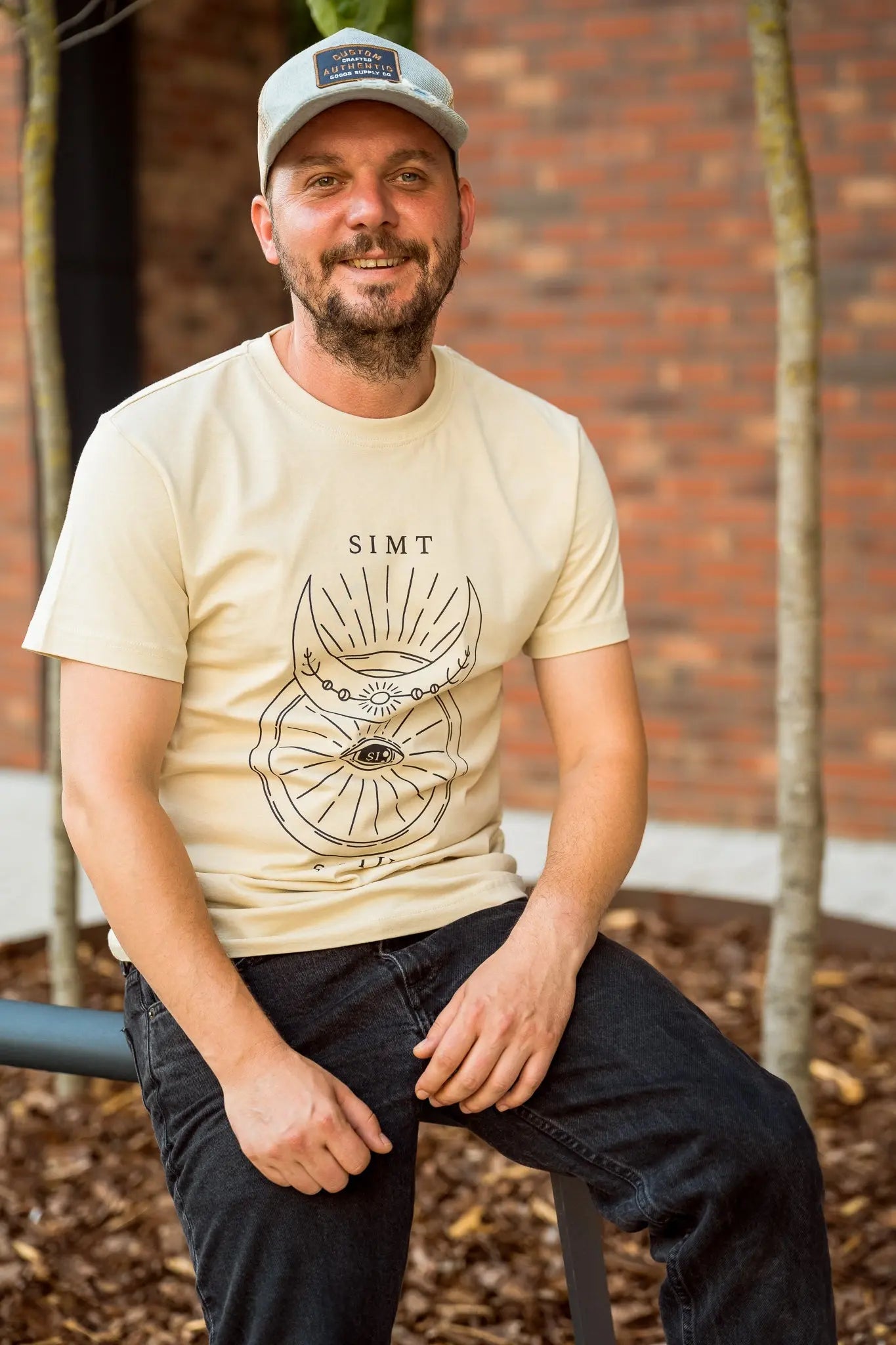 Simt și știu - tricou S din bumbac 100% - colecția FIRESC Tricou unisex - slow fashion România