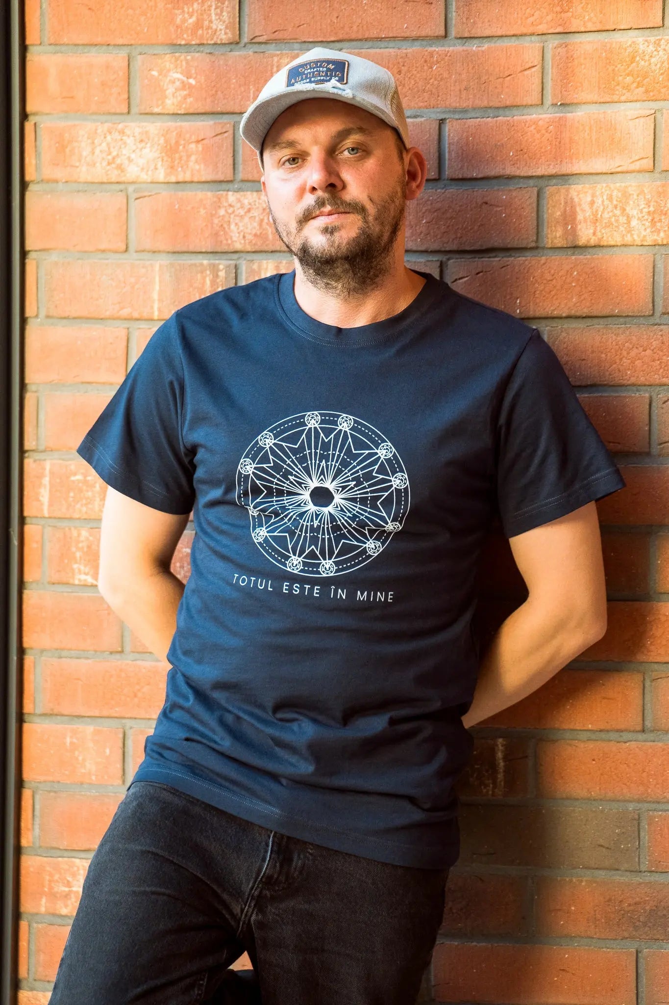 Totul este în mine - tricou S din bumbac 100% - colecția FIRESC Tricou unisex - slow fashion România