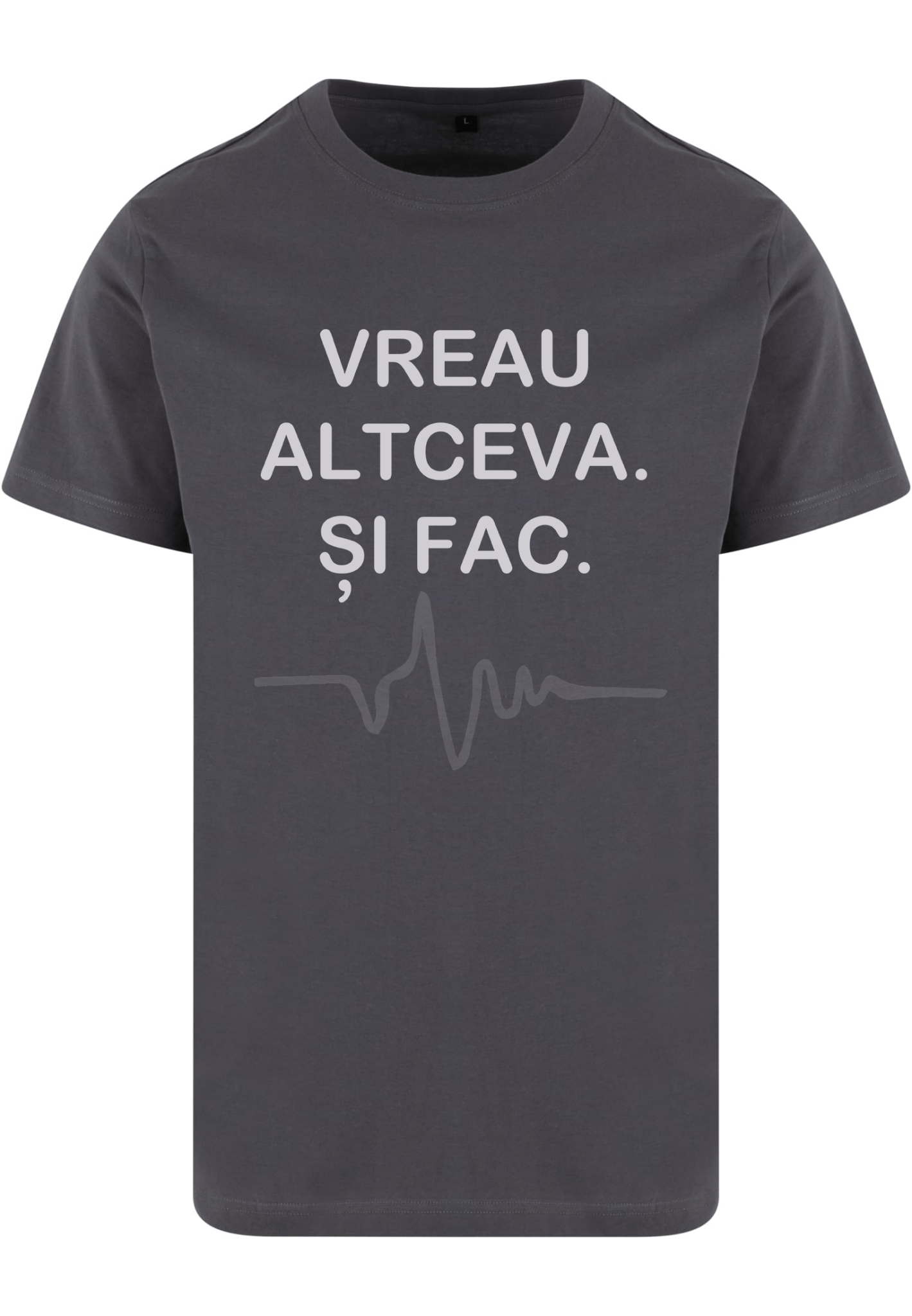 Vreau altceva. Și fac - tricou L din bumbac 100% - colecția FIRESC Tricou unisex - slow fashion România