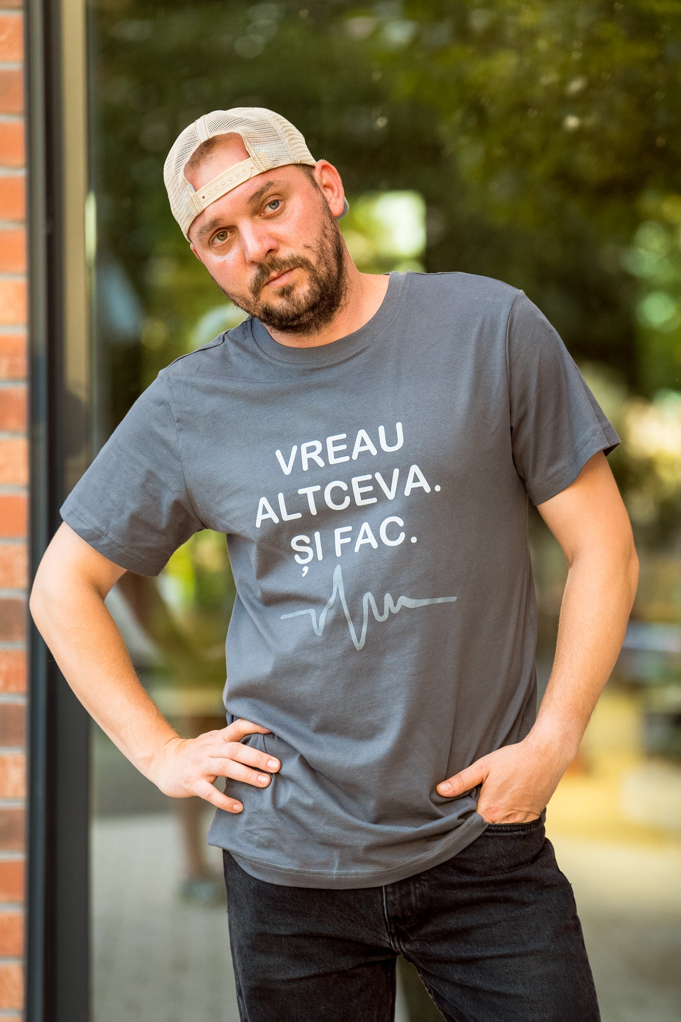 Vreau altceva. Și fac - tricou XL din bumbac 100% - colecția FIRESC Tricou unisex - slow fashion România