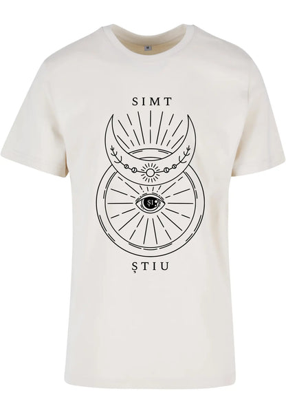 Simt și știu - tricou S din bumbac 100% - colecția FIRESC Tricou unisex - slow fashion România