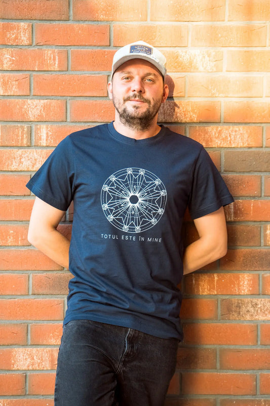 Totul este în mine - tricou S din bumbac 100% - colecția FIRESC Tricou unisex - slow fashion România