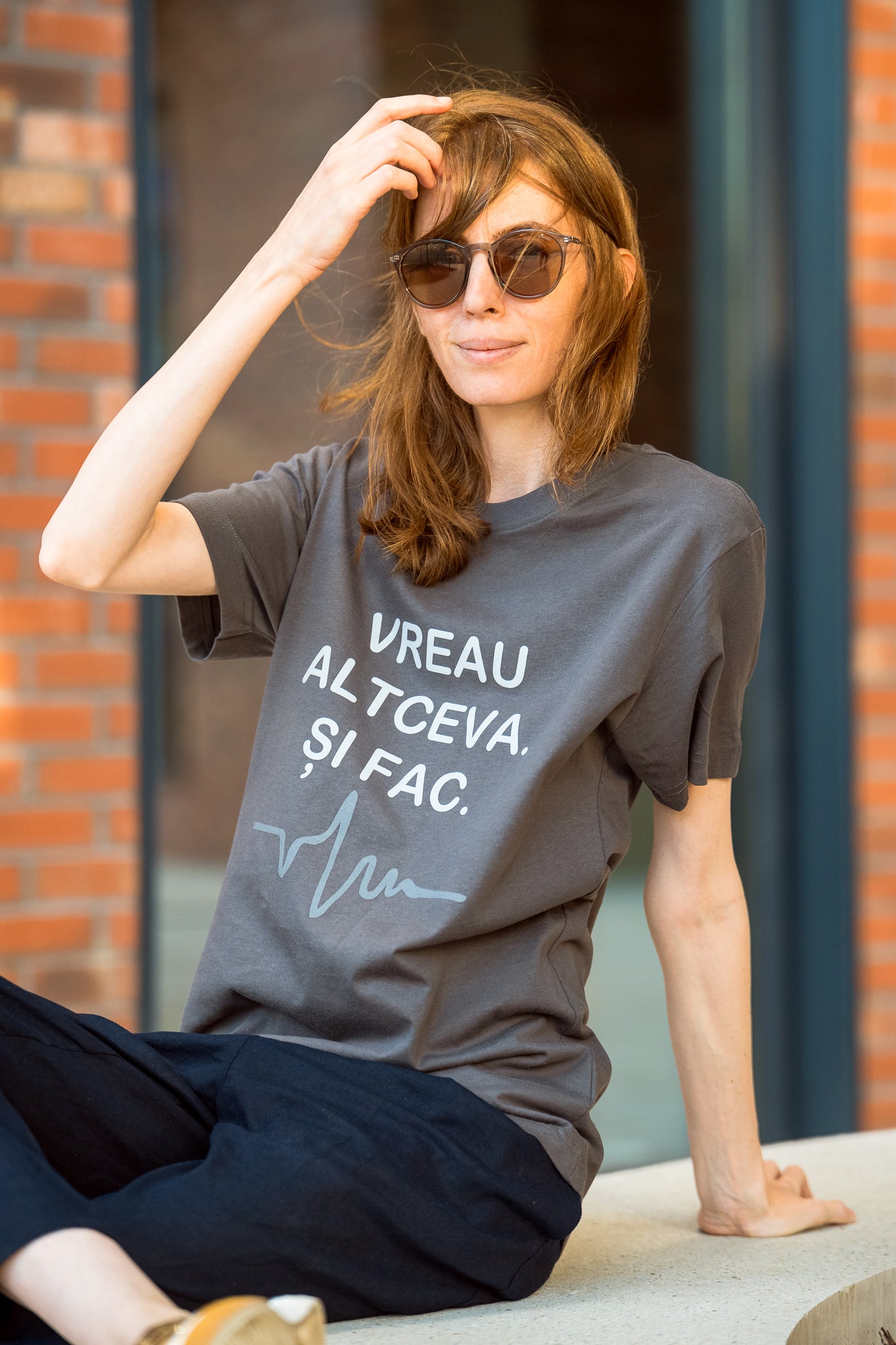 Vreau altceva. Și fac - tricou L din bumbac 100% - colecția FIRESC Tricou unisex - slow fashion România